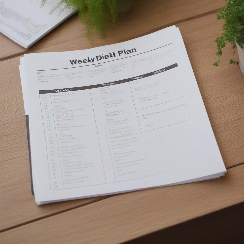 Dieta Tygodniowa 1400kcal