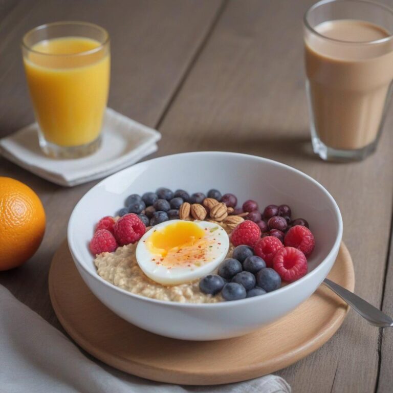 Jakie śniadanie przed porannym treningiem