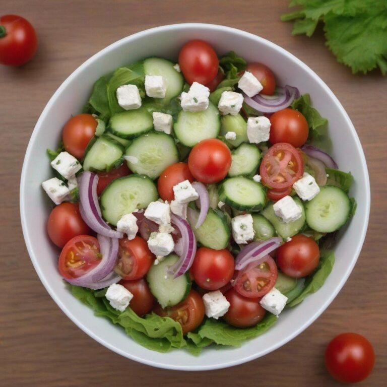 Lekka sałatka wegetariańska w diecie kopenhaskiej